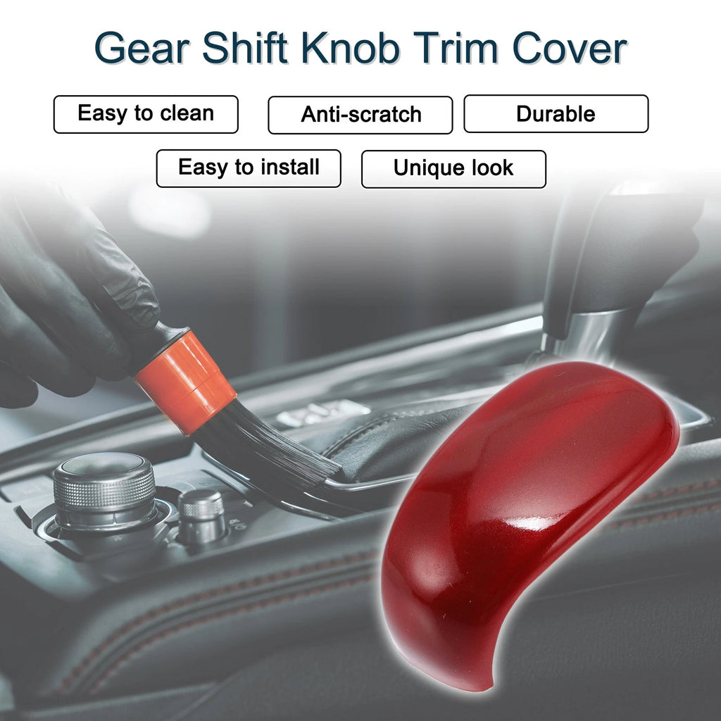 Gear Shift Knob Cover Replacement for Honda CR-V (2023–2025) Red