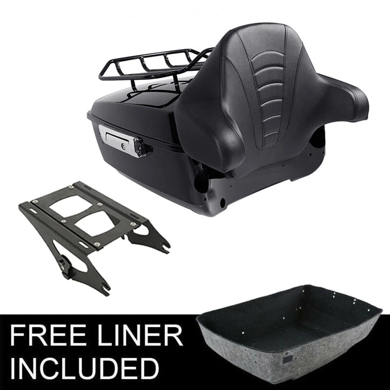 Trunk Backrest Pad for Harley Electra Glide (2014–2026)