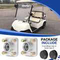 2 Front Wheel Hub & Cover Cap for Yamaha Golf Cart G8/G9/G11/G14/G16/G19/G22/G27