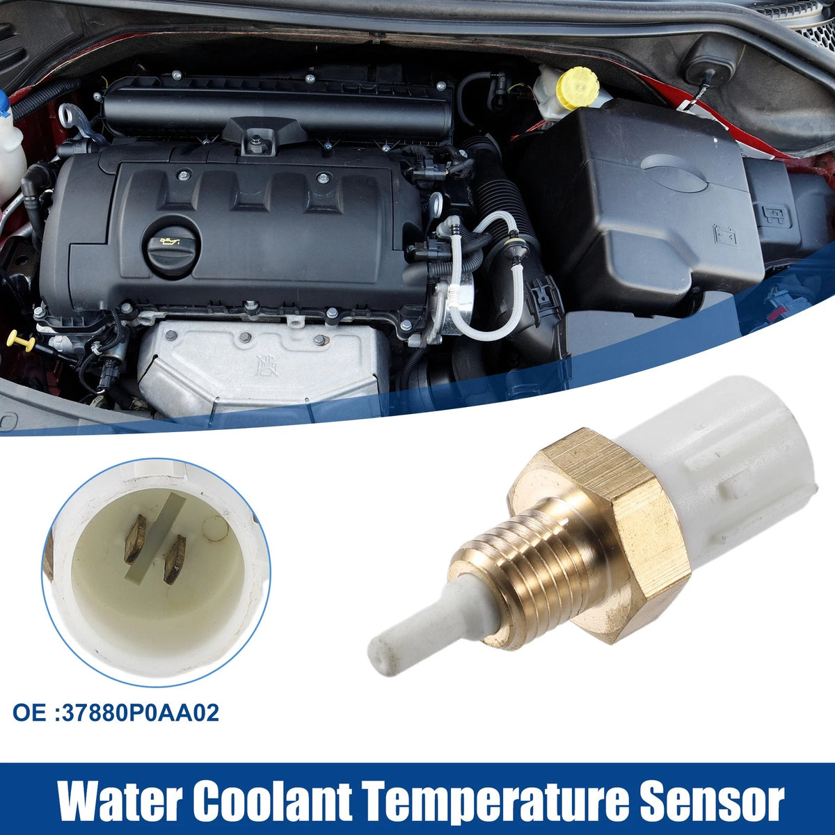 Engine Coolant Temperature Sensor Replacement for Honda Accord 1994-2002