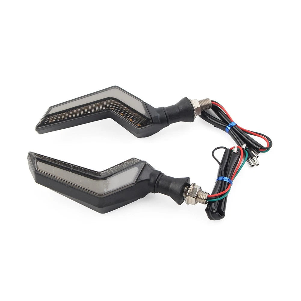 2X LED Indicator Lights for Honda Motorcycle (Amber DRL)