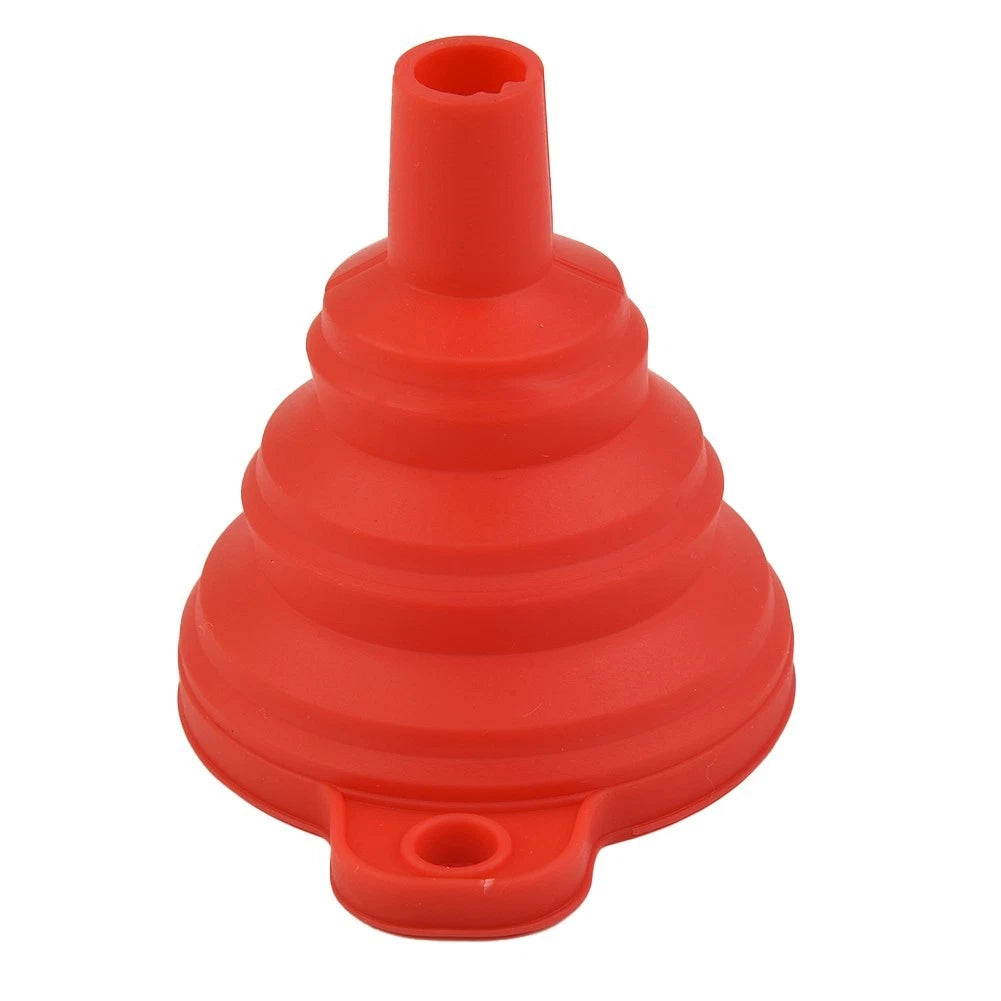 Car Funnel for Universal Use (7.5cm x 8cm) Silicone Collapsible