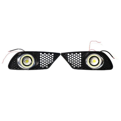 Bumper Fog Light Grill Trim with Light for Mercedes-Benz C-Class (2007–2014)