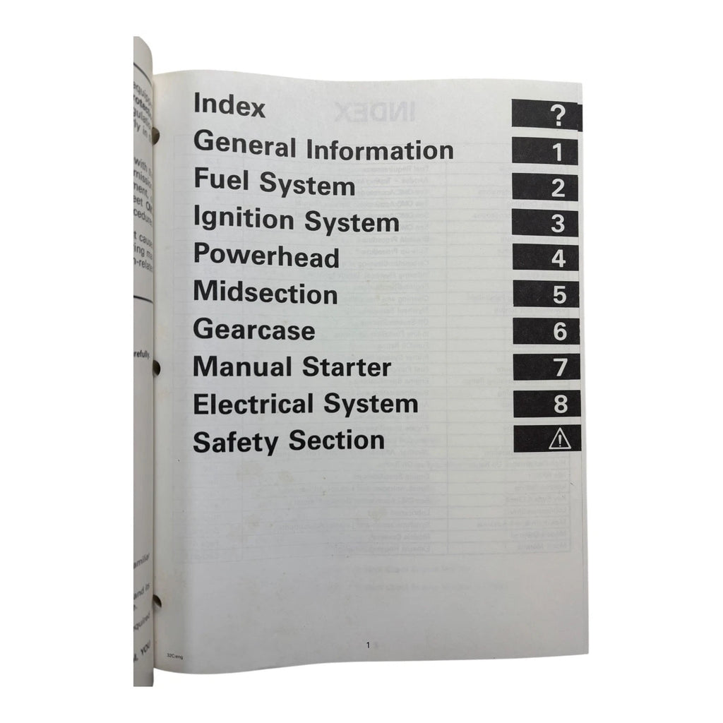 Service Manual for Johnson 9.9-30 EE (1999) - Part #787028