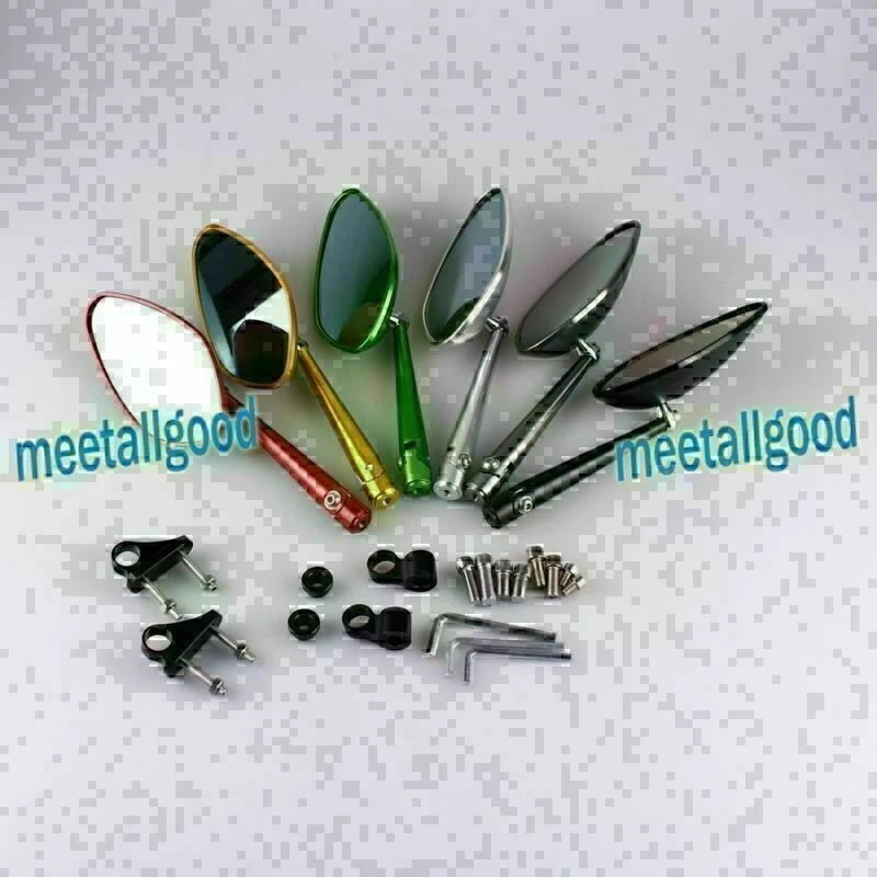Set of 2 Leaf Shaped Rear View Side Mirrors for Yamaha YZF R6 R1 (2003–2007)