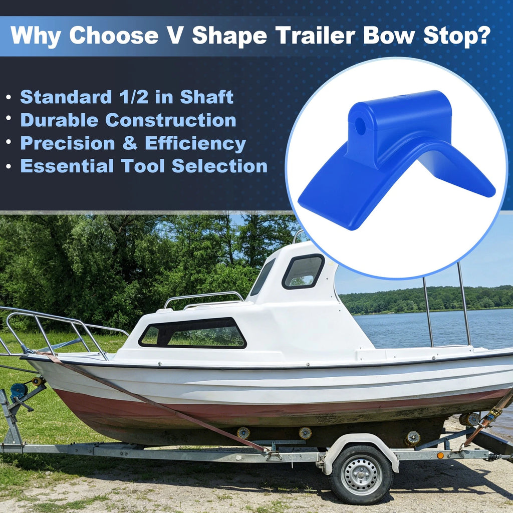 Trailer V Bow Stop for 3 Inch Boat Trailer Hardware (Universal Fit)