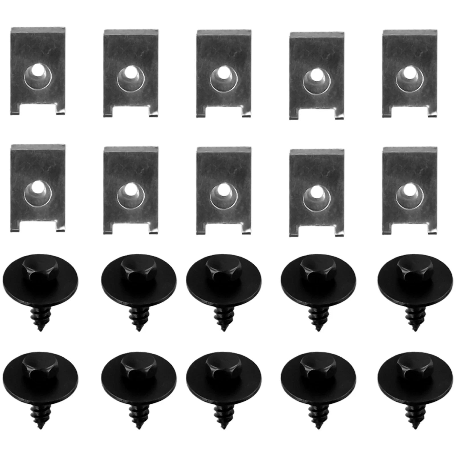 20x Hex Head Tapping Socket Bolt Clips for BMW Undertray Splash Guard