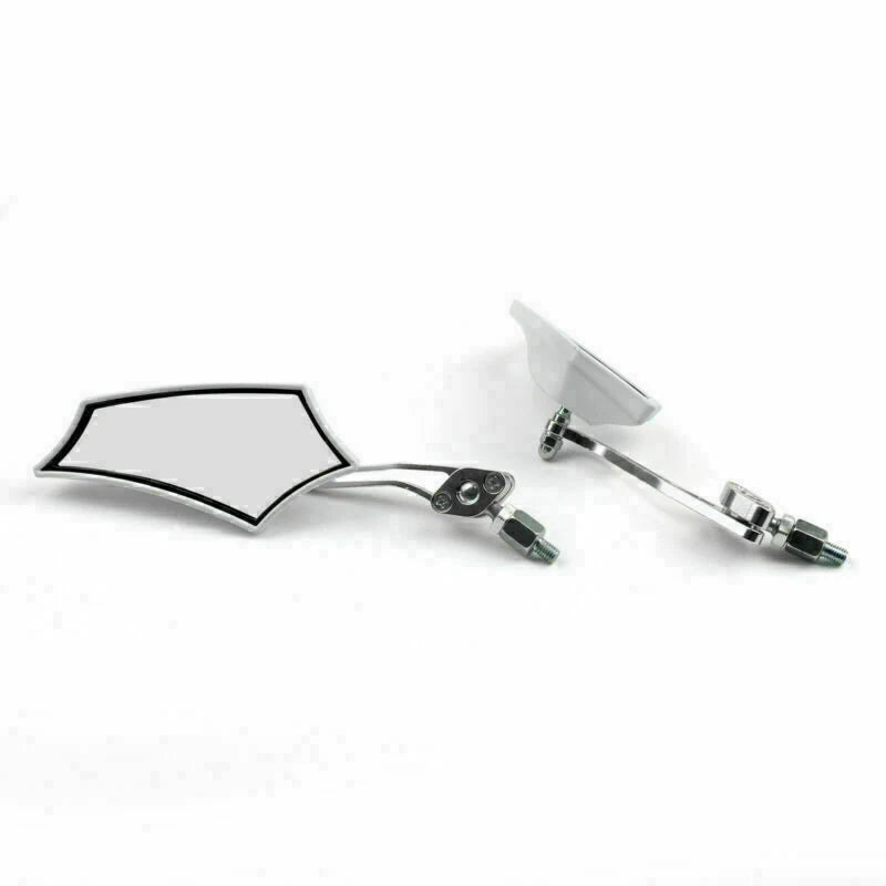 Rear View Mirrors 8mm 10mm for Motorcycle Chopper Cruiser Dirt Bike (GT9)