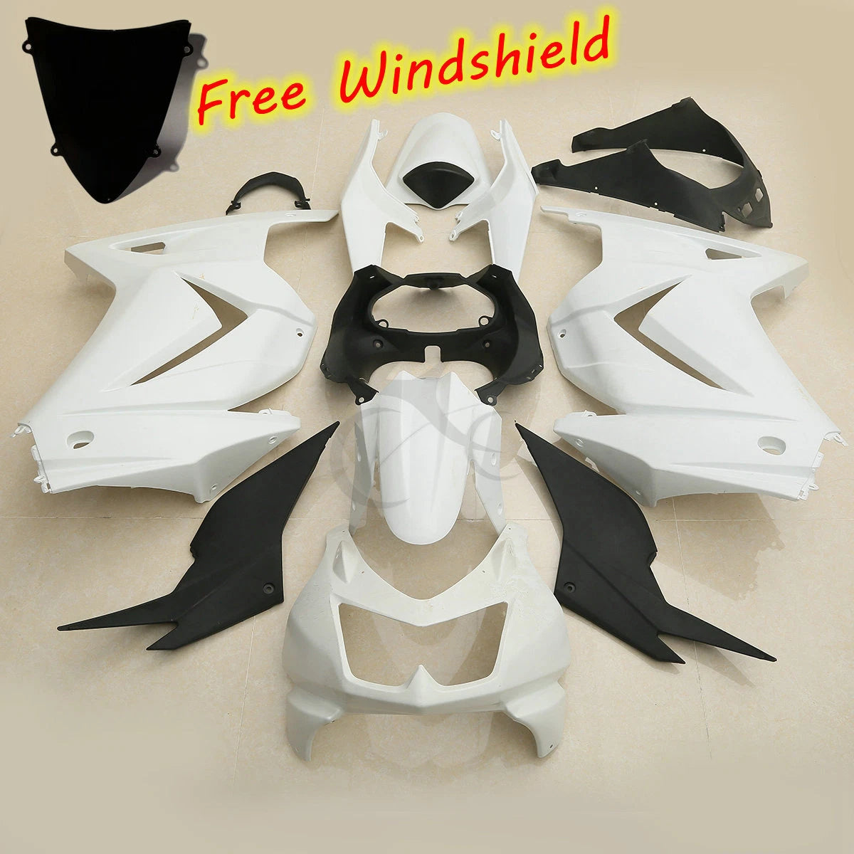 Fairing Bodywork Kit for Kawasaki Ninja 250R EX250 (2008–2012)