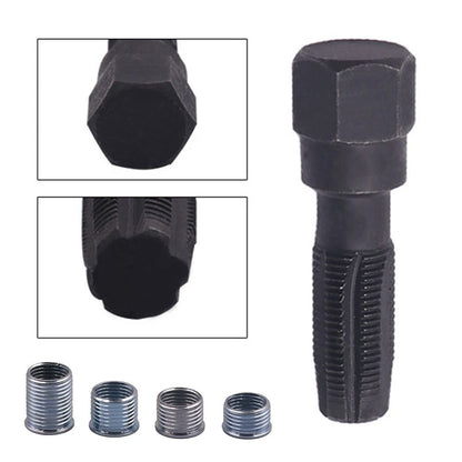 Set of 4 M14 Steel Thread Rethreading Tools for Automotive Applications