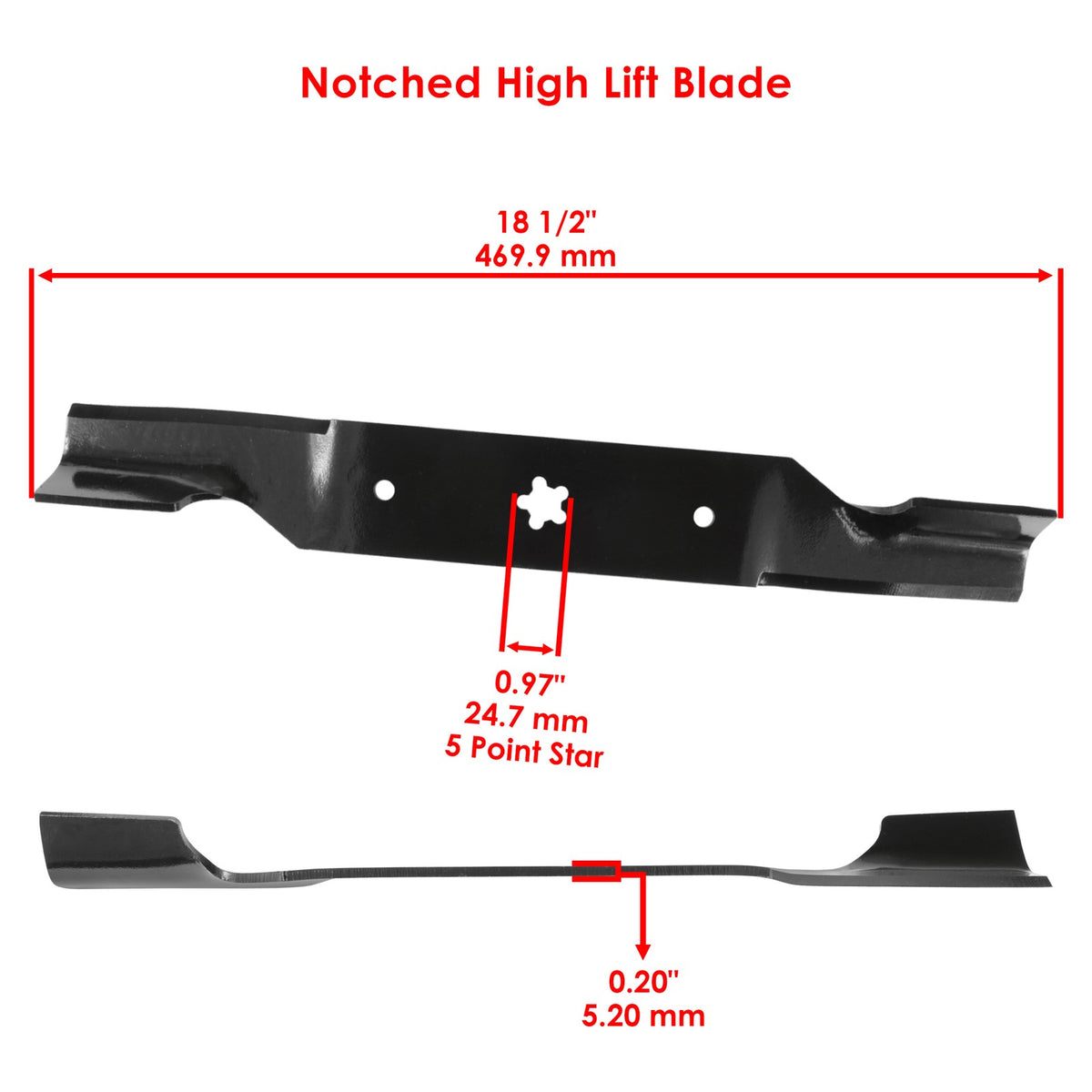 Deck Blades Replacement Kit 54 Inch for Dixon ZTR Speed (2001–2020)