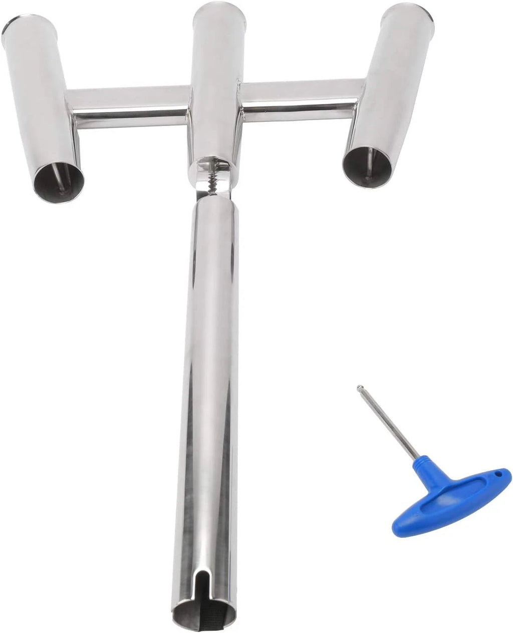 3 Tube Fishing Rod Holder for Boat (Stainless Steel)