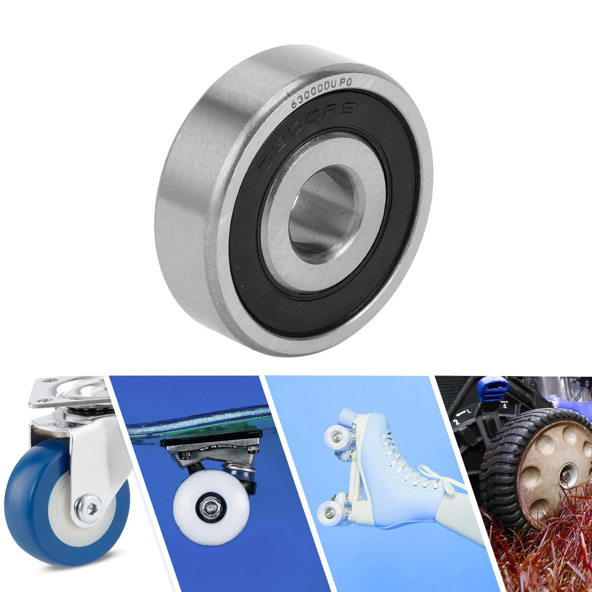Deep Groove Ball Bearing 10x35x11mm for Scooter Skateboard (P0)