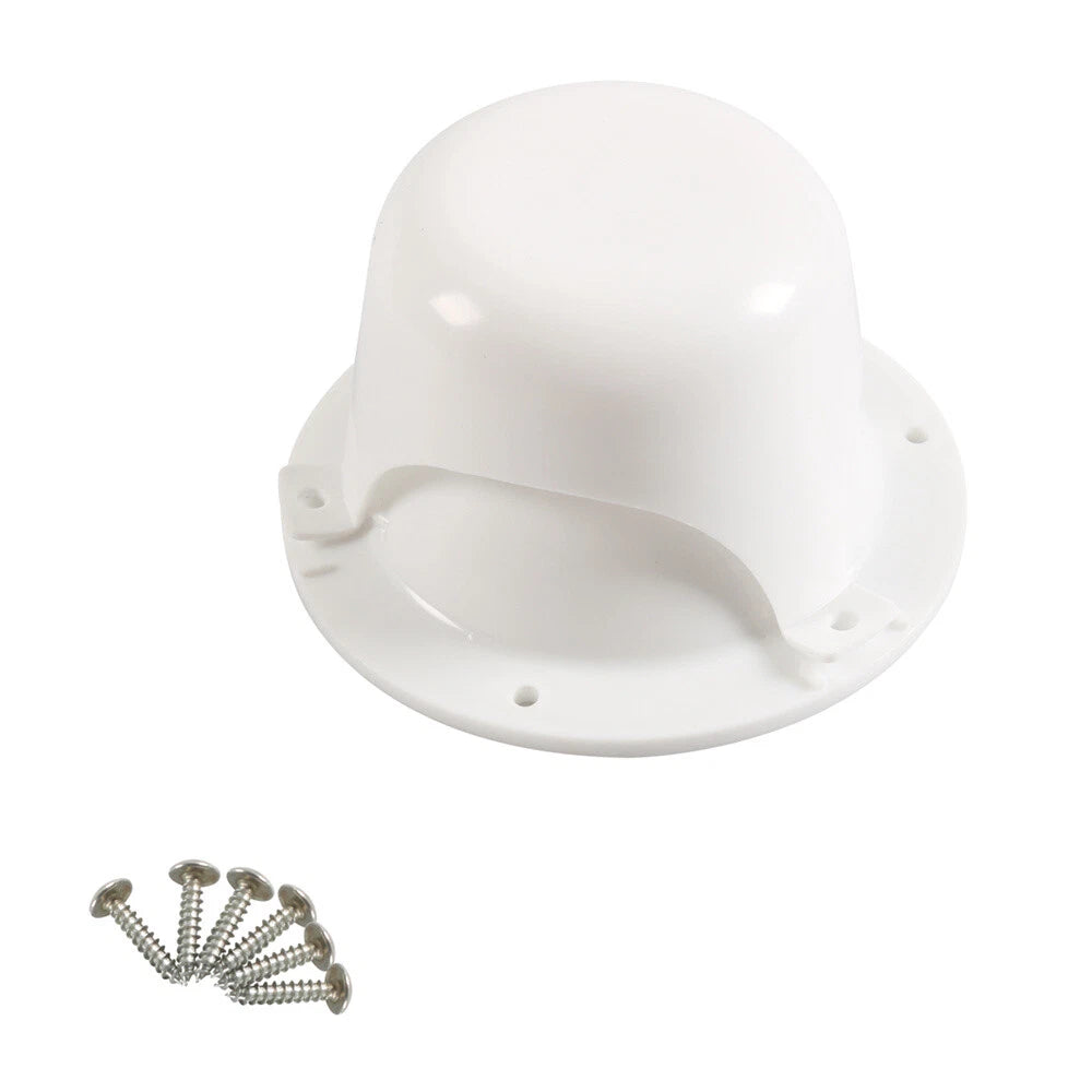 1Pcs White ABS Roof Vent Cap Cover for RV