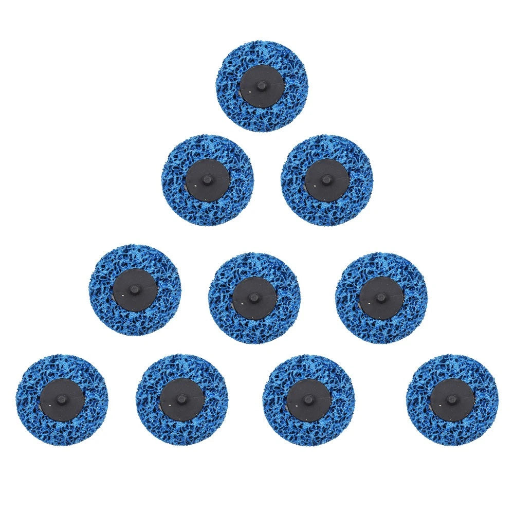 10Pcs 3 Inch Quick Change Strip & Clean Discs for Paint Rust