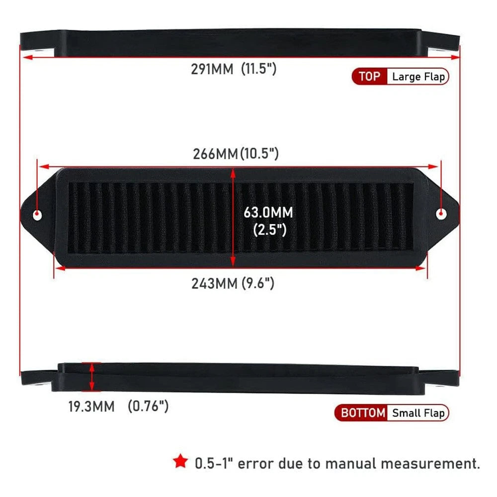 Cabin Air Cowl Filter for BMW 1 3 Series E81 E87 E82 E88 E90 E91 E92 E93 E84 X1 (2004–2013)