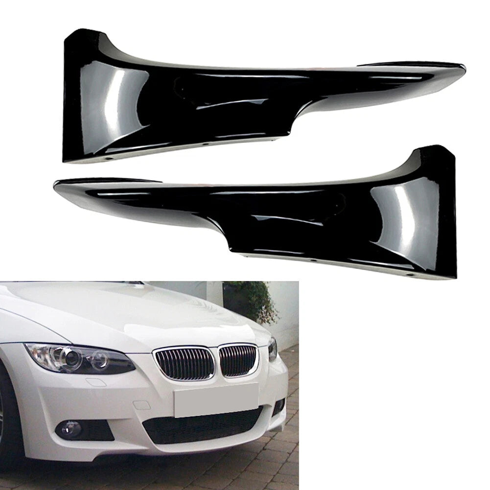 Bumper Lip Corner Splitters for BMW 3 Series E92 E93 M-Tech 325i 328i (2010–2013)