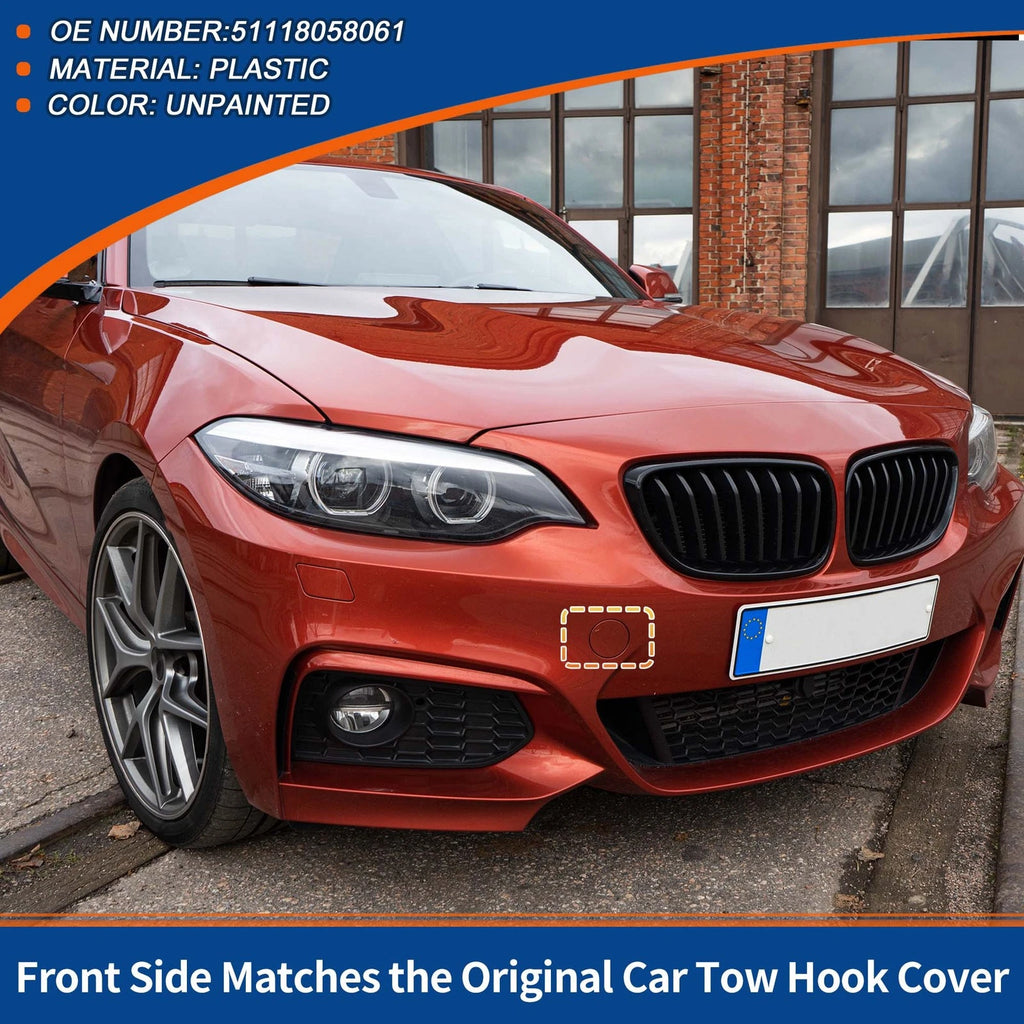 Front Tow Hook Cover Replacement for BMW 2 Series (2014–2021)
