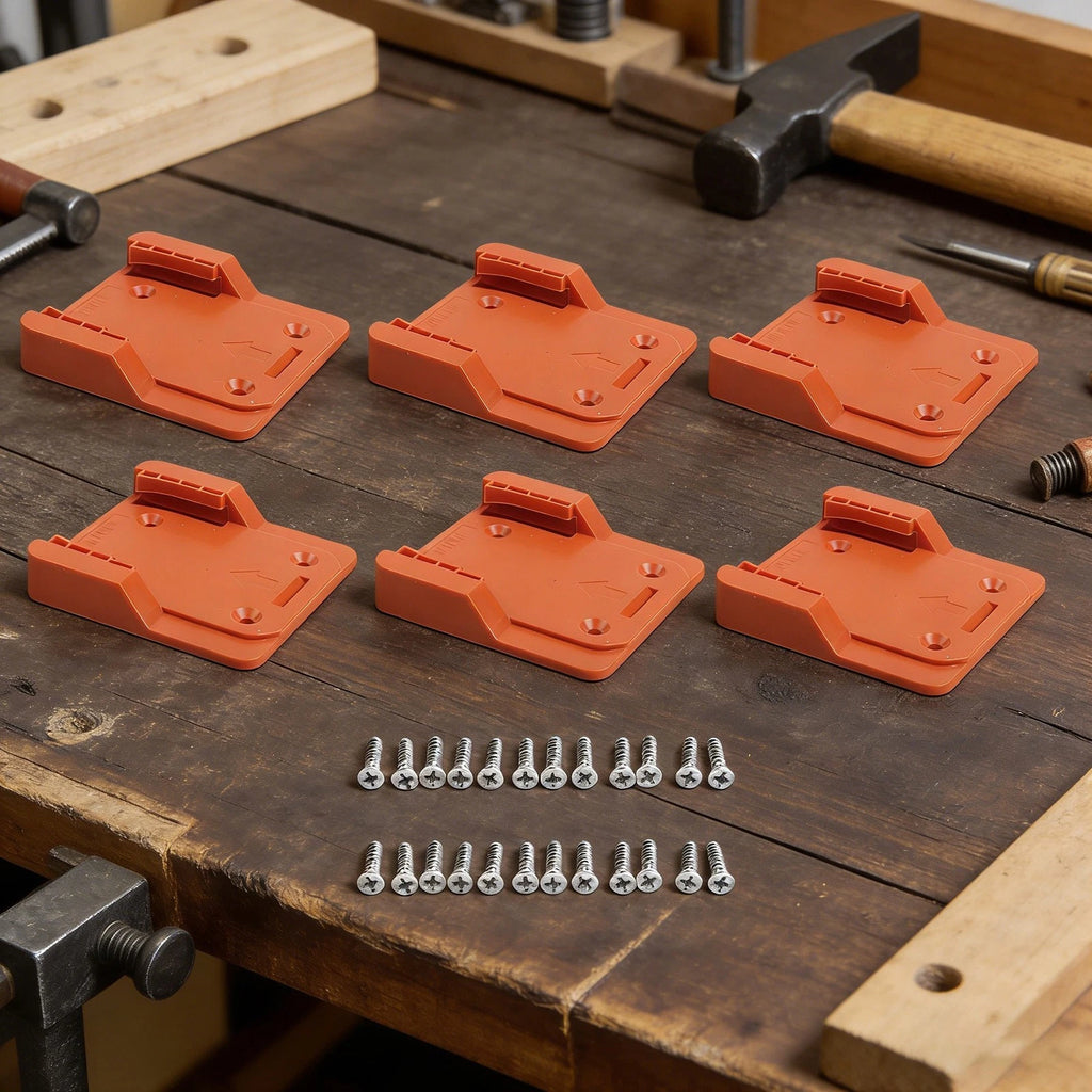 Battery Hanger Organizer for Garage Wall-Mounted Clip