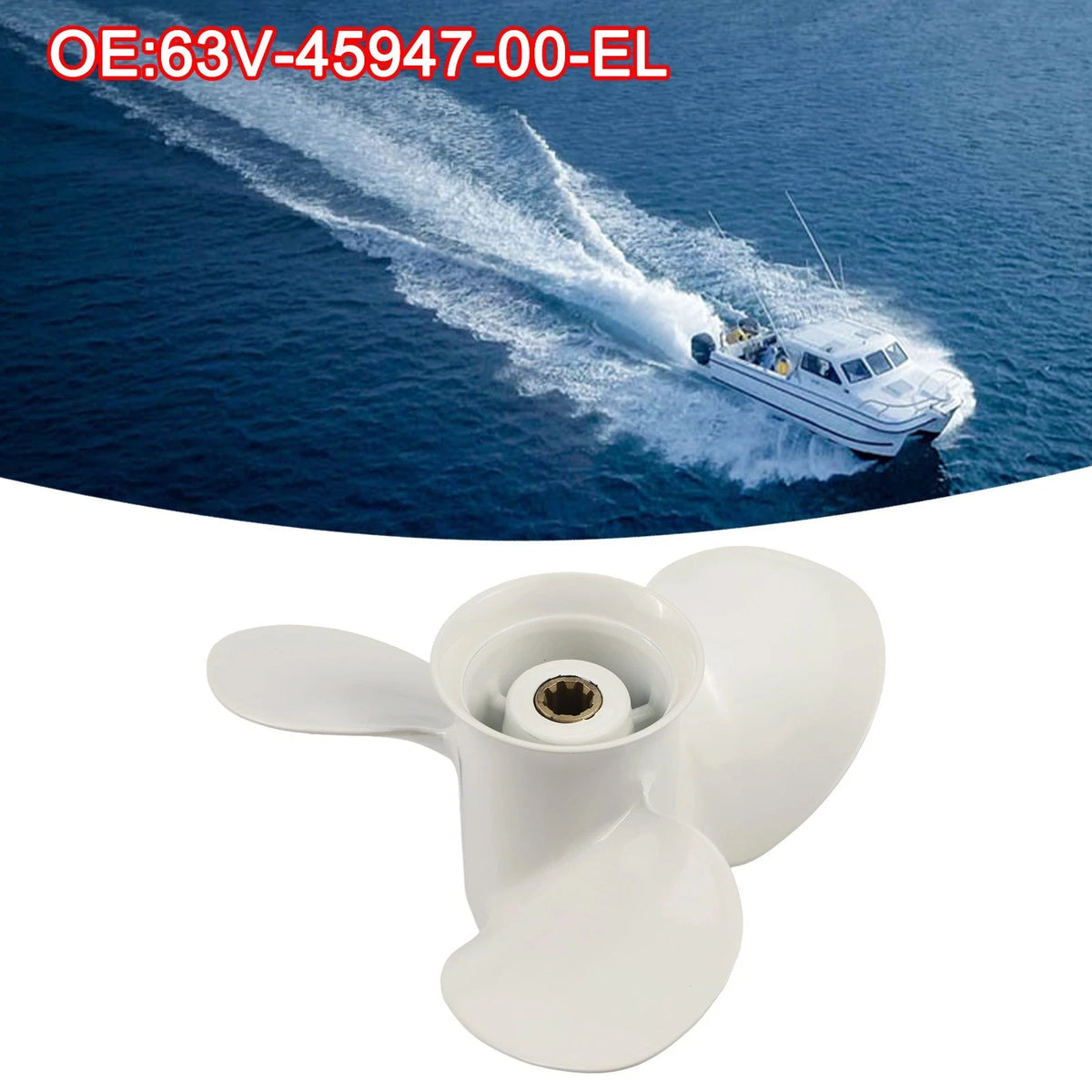 8 Teeth Propeller for Outboard Engines 9-15HP