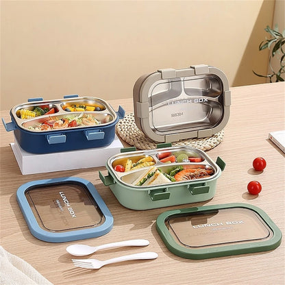 3 Compartment Container for Light Meal Storage (Dishwasher Safe)