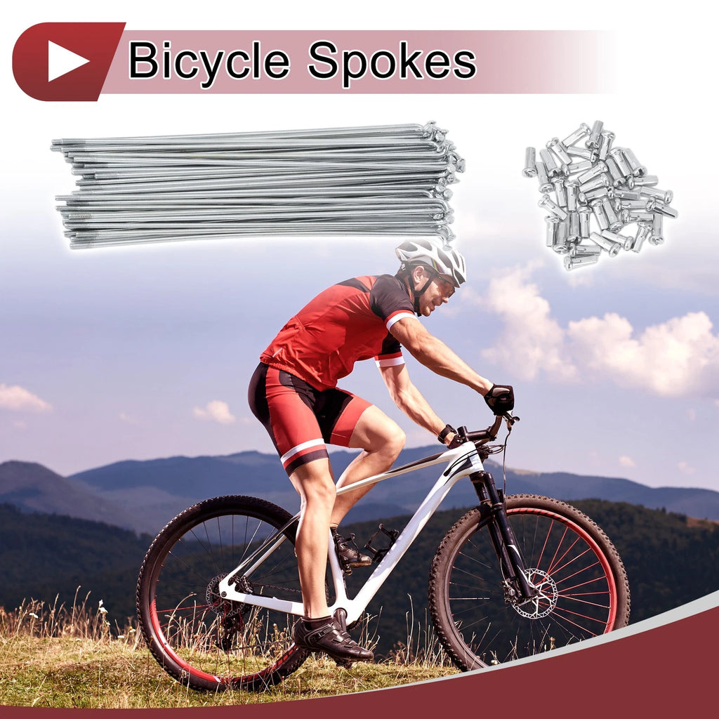 Bicycle Spokes Replacement 165mm Set for 13G Wheels (1980–2025)