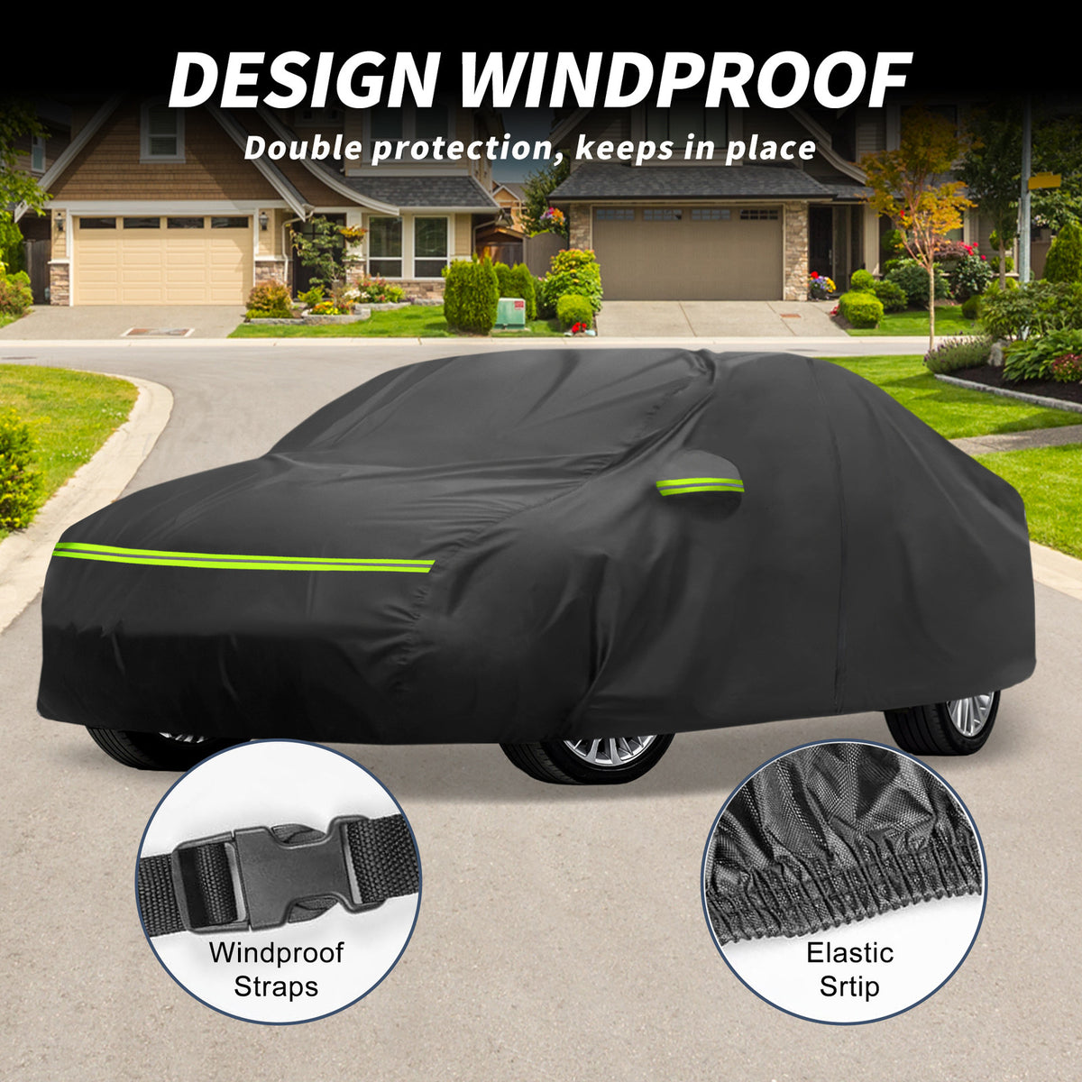 Waterproof Car Cover with Zipper for Mercedes-Benz A-Class W177 (2018–2024)