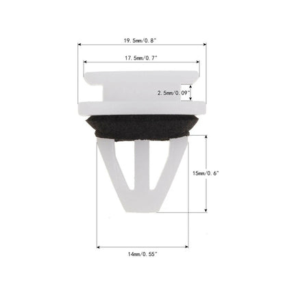 30Pcs Rocker Panel Moulding Clips for Honda Civic