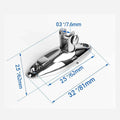 82mm/92mm Quick Release Deck Hinge 316 Stainless Steel for Boat Top