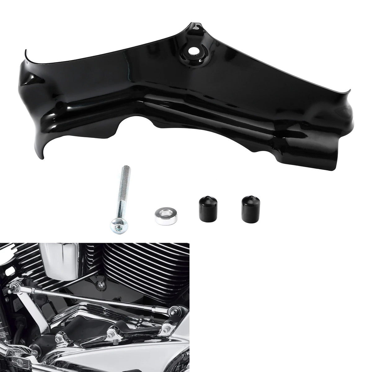 Cylinder Base Cover for Harley Touring Street Glide FLHT FLHR FLHX (2017–2024)