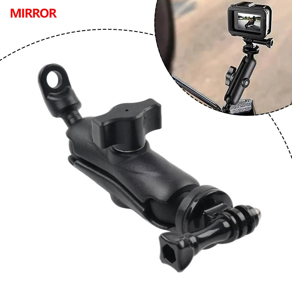 360° Motorcycle Mirror Camera Mount Bracket for GoPro
