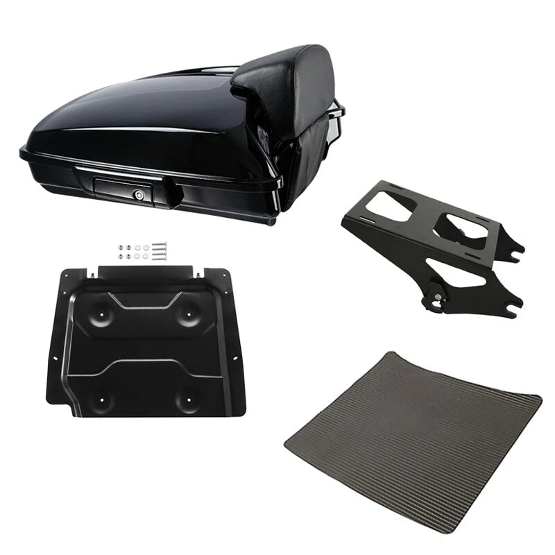 Razor Trunk Backrest Mount Rack Plate for Harley Touring Road Glide (2014–2026)