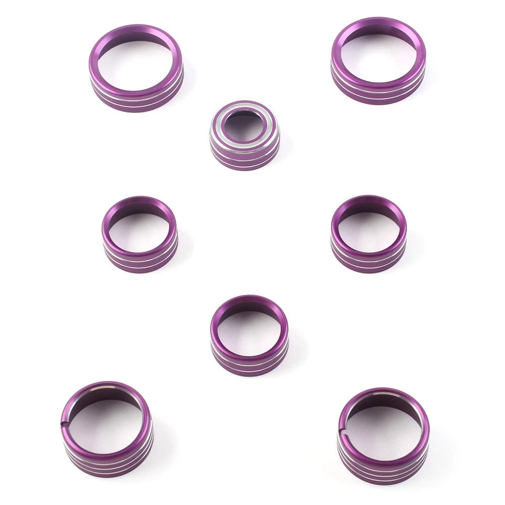 Air Conditioner Switch Button Knob Trim for Chevrolet Silverado (2014–2018) Purple
