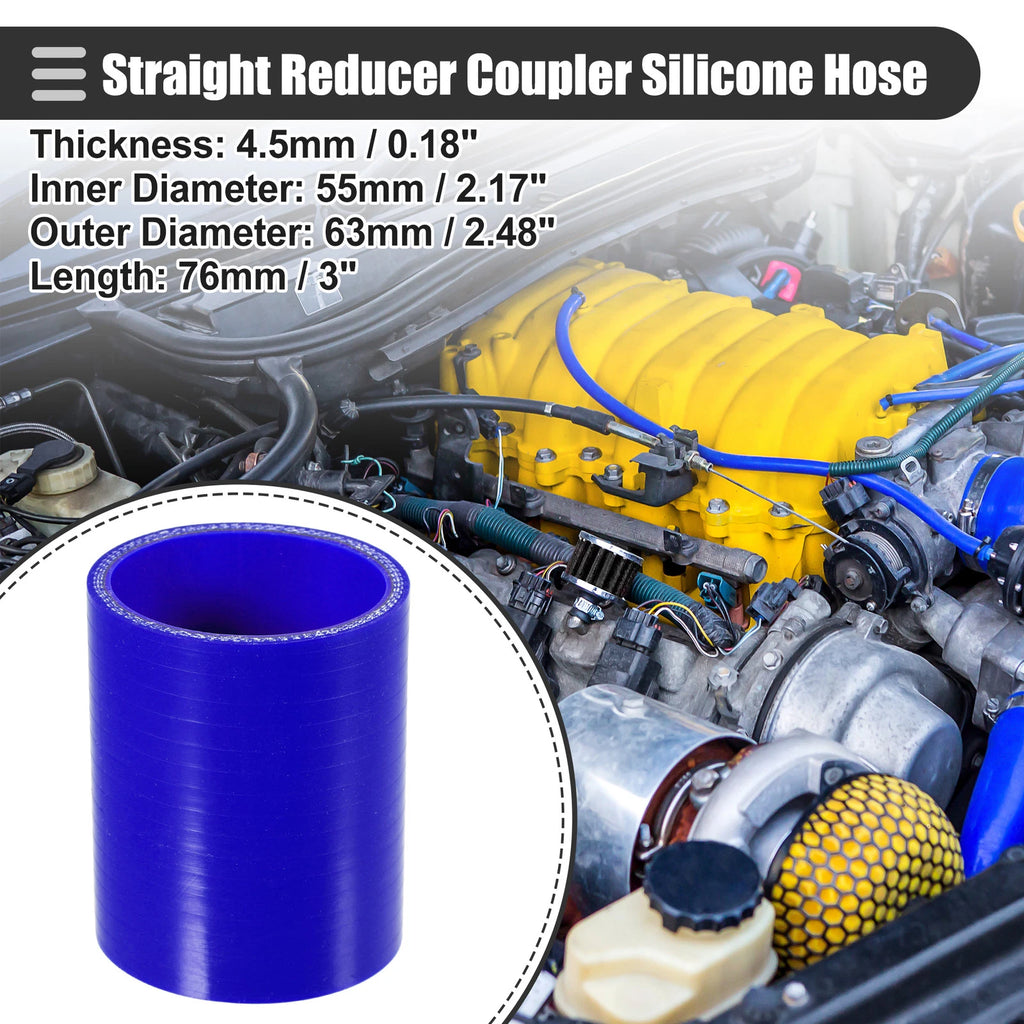 55mm Silicone Hose Coupler for Universal Applications (Intercooler Tube)