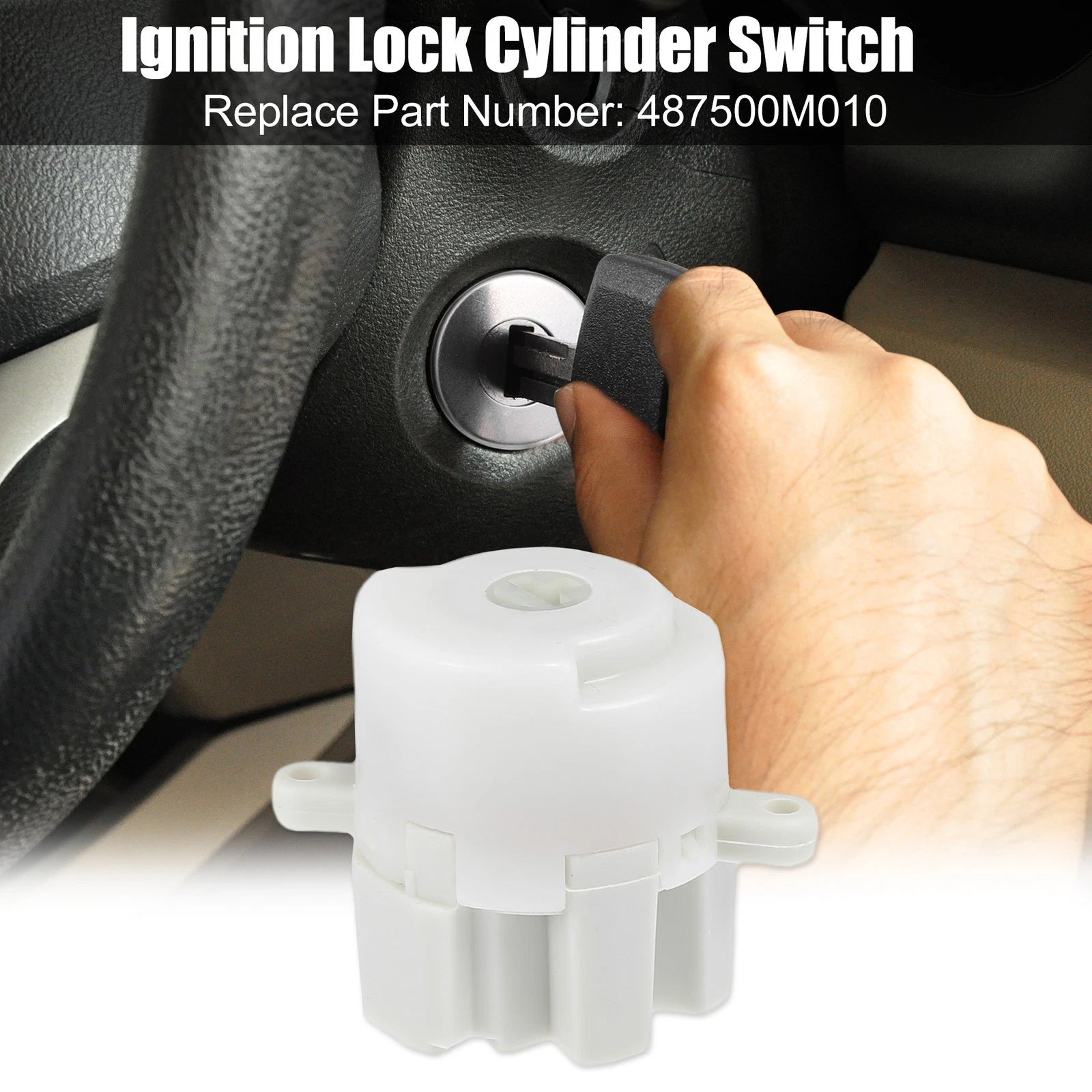 Ignition Lock Switch for Nissan Pathfinder (1996–2012) No. 487500M010 Plastic