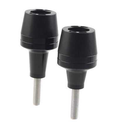 2X Frame Sliders Crash Protector for Yamaha Suzuki Honda Kawasaki Universal Black