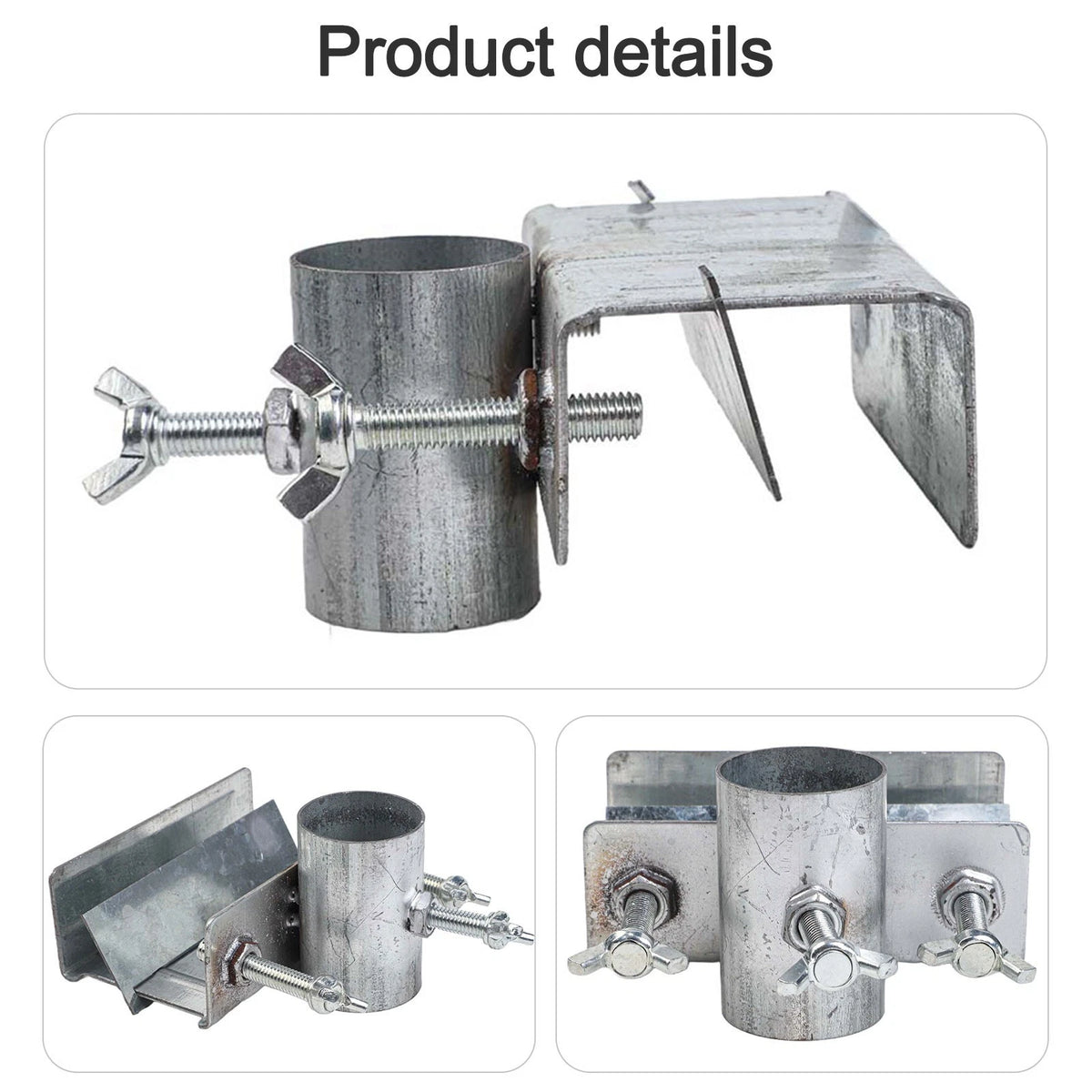 Heavy Duty Umbrella Holder for Outdoor Areas - Adjustable Clamp