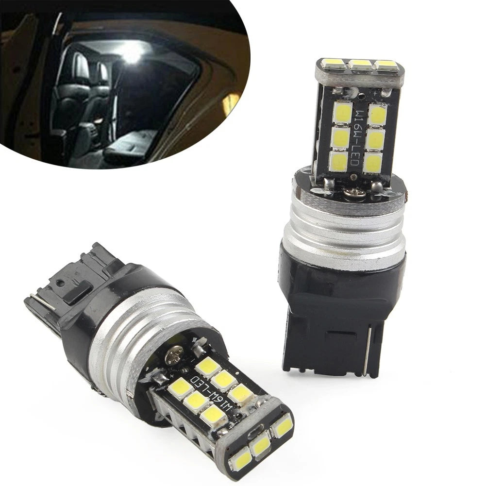 2X LED Reverse Tail Brake Lights for 7440-15SMD