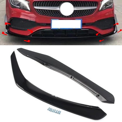 2X Front Bumper Side Air Vent Trim for Mercedes Benz CLA Class W117 (2016–2018)