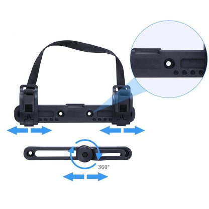 Adjustable Bike Pannier Hook Buckle Hardware Kit for Side Bag Mounting