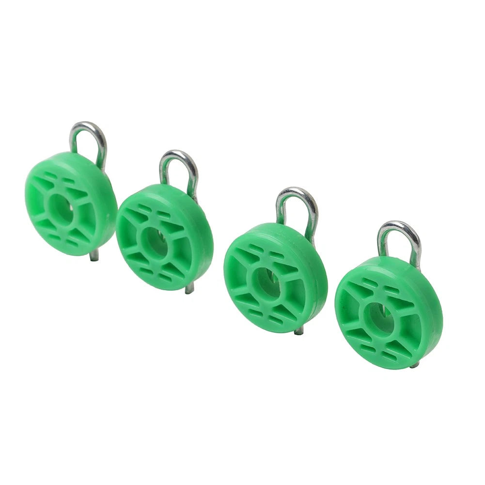 4X Front Power Window Regulator Guide Roller Clip for Saab 9-3 9-5 (1999–2012)