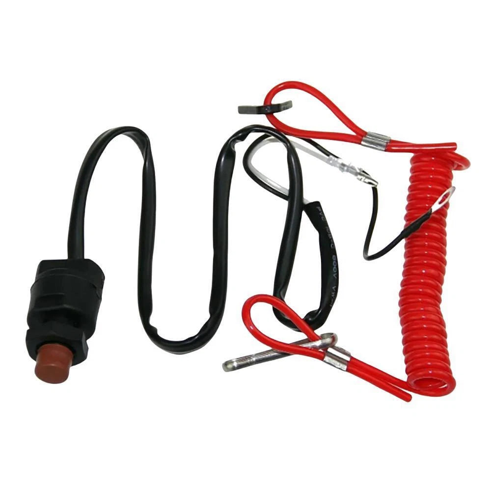 Kill Safety Stop Switch Assembly for Yamaha Outboard 6HP-40HP (6E9-82575)