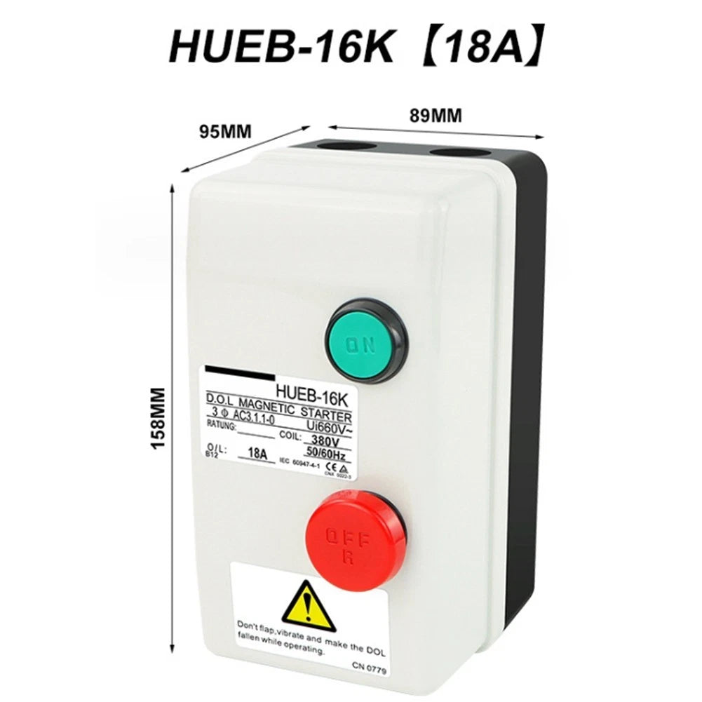 380V Electric Motor Starter Switch for Compressors and Motors