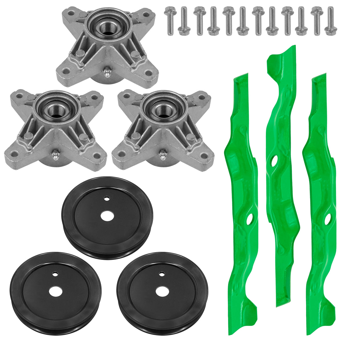 Deck Spindle and Pulley Replacement for Cub Cadet LT1050 GT2550 (2003–2008)