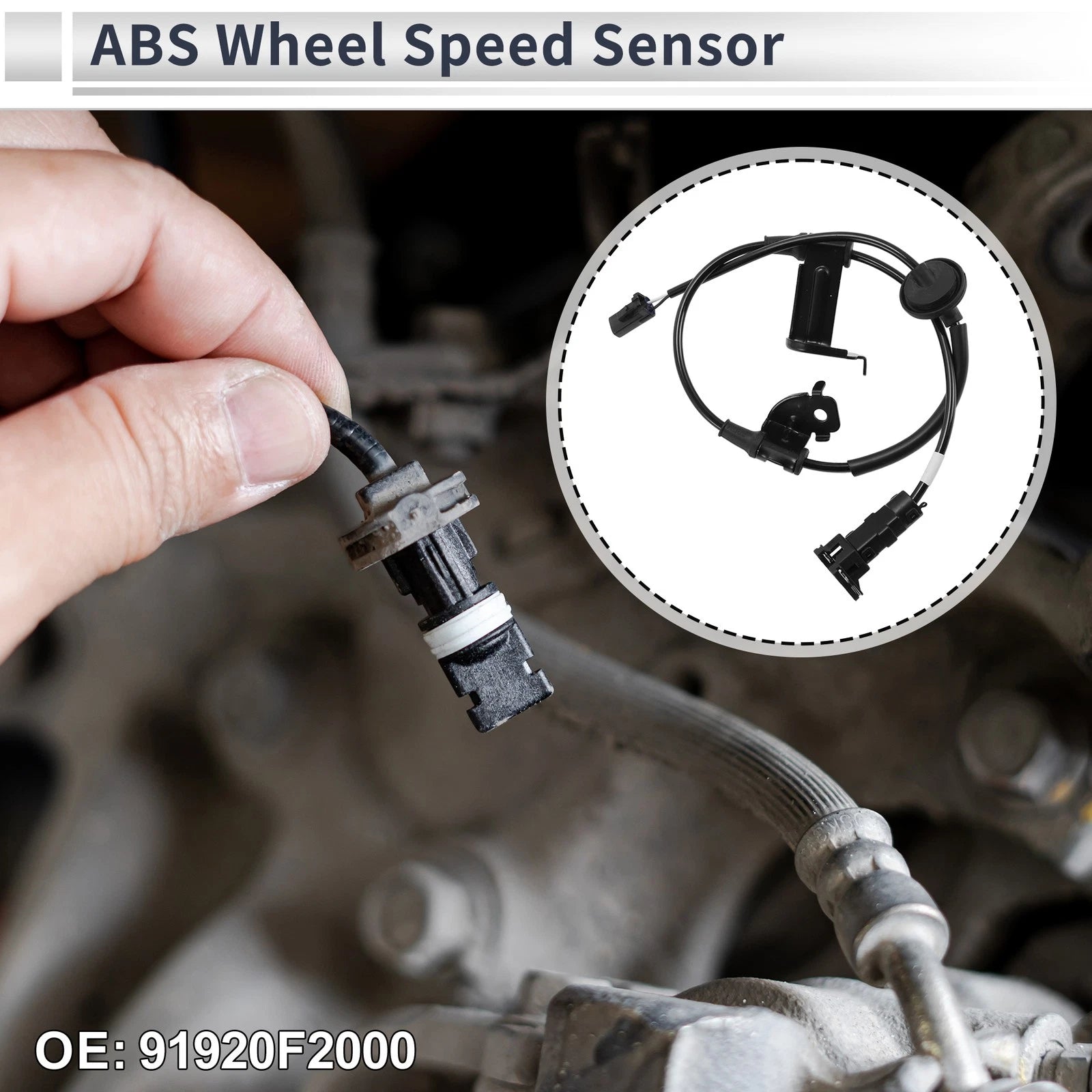ABS Wheel Speed Sensor Replacement for Hyundai Elantra (2016–2019)