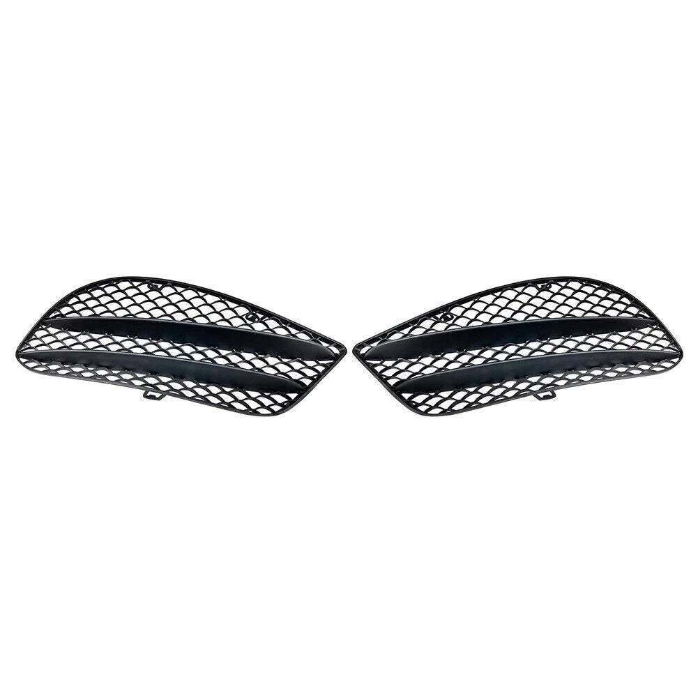 2X Front Bumper Fog Lamp Grille for Mercedes Benz E-Class Coupe C207 A207 (2013–2016)