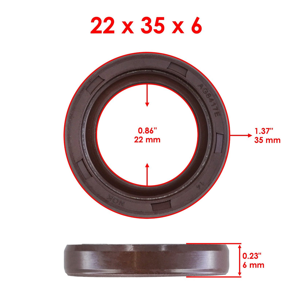 Front Wheel Ball Bearing Seals Kit for Honda ATC70 (1978–1985)