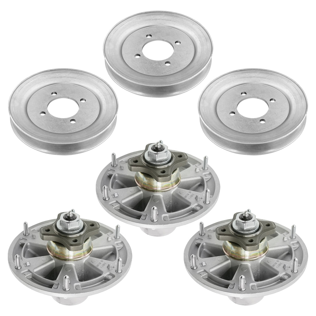 Deck Spindle and Pulley Replacement for John Deere ZTrak Z710 Z930 (1997–1997)