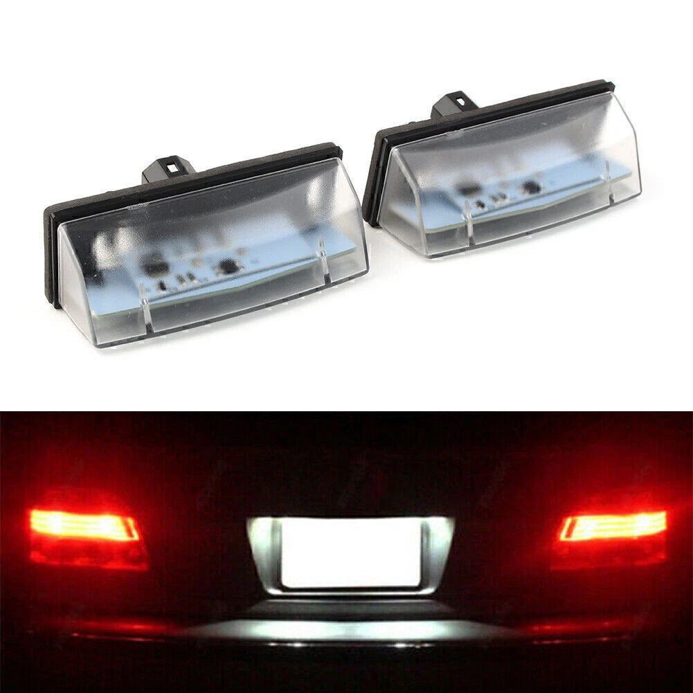 2X LED License Plate Light for Toyota CHR Prius RAV4 (2013–2018)