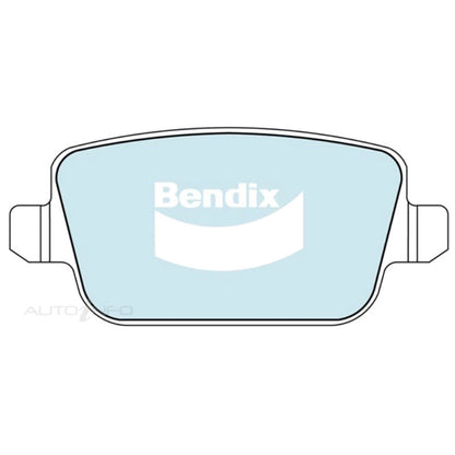 Set of 4 Bendix Rear Disc Brake Pads for Volvo S80 (2007–2010)
